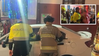 Pareja que salió a comprar