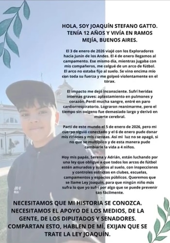 La familia de Joaquín creó