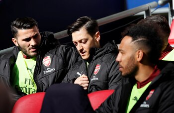 Mesut Özi y Sead Kolasinac