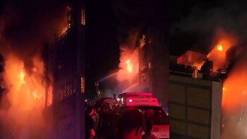 Los videos del incendio en