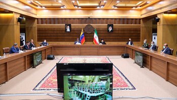 Nicolás Maduro y Ebrahim Raisi