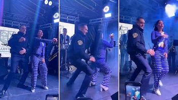 Sandra Cuevas y Adrián Ruvalcaba