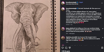 El dibujo de Craig realizado