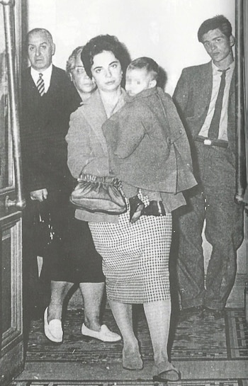 Nelly Rivas, en 1960, con