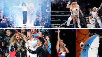 Los shows de medio tiempo son lo más esperado del Super Bowl