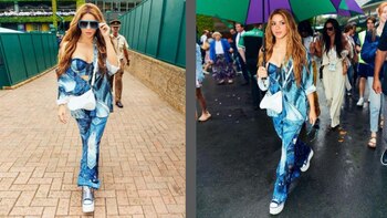 Shakira se dejó ver en