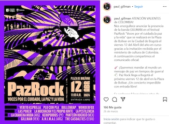 Cartel Paz Rock