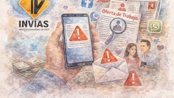 El Invías alertó por falsas ofertas laborales que circulan en redes sociales y WhatsApp con fines de estafa