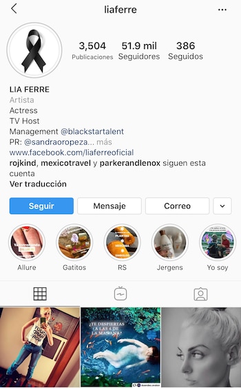 Lia Ferre cambió su imagen