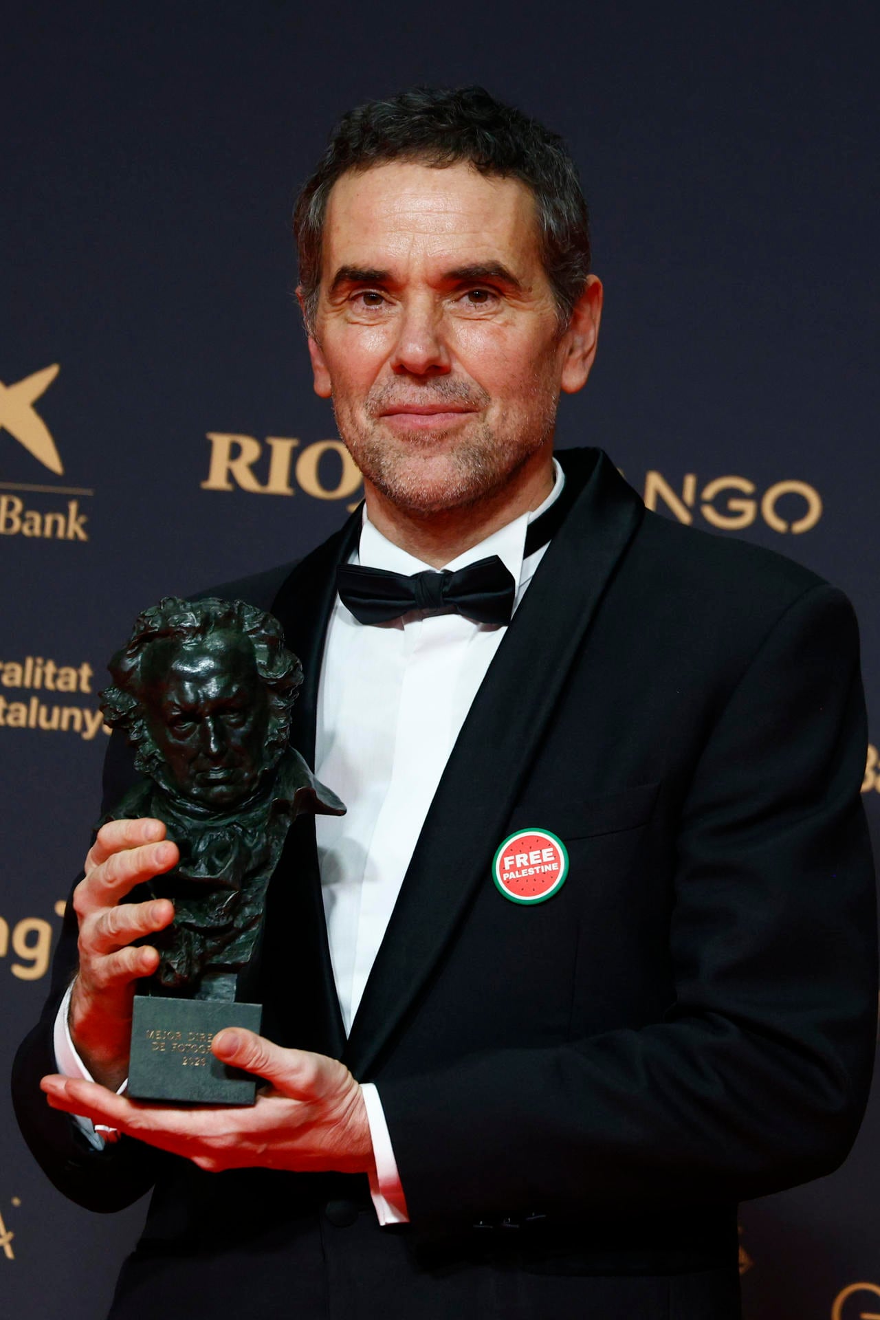 Mauro Herce, ganador a Mejor dirección de fotografía, por 'Sirat'. / EFE