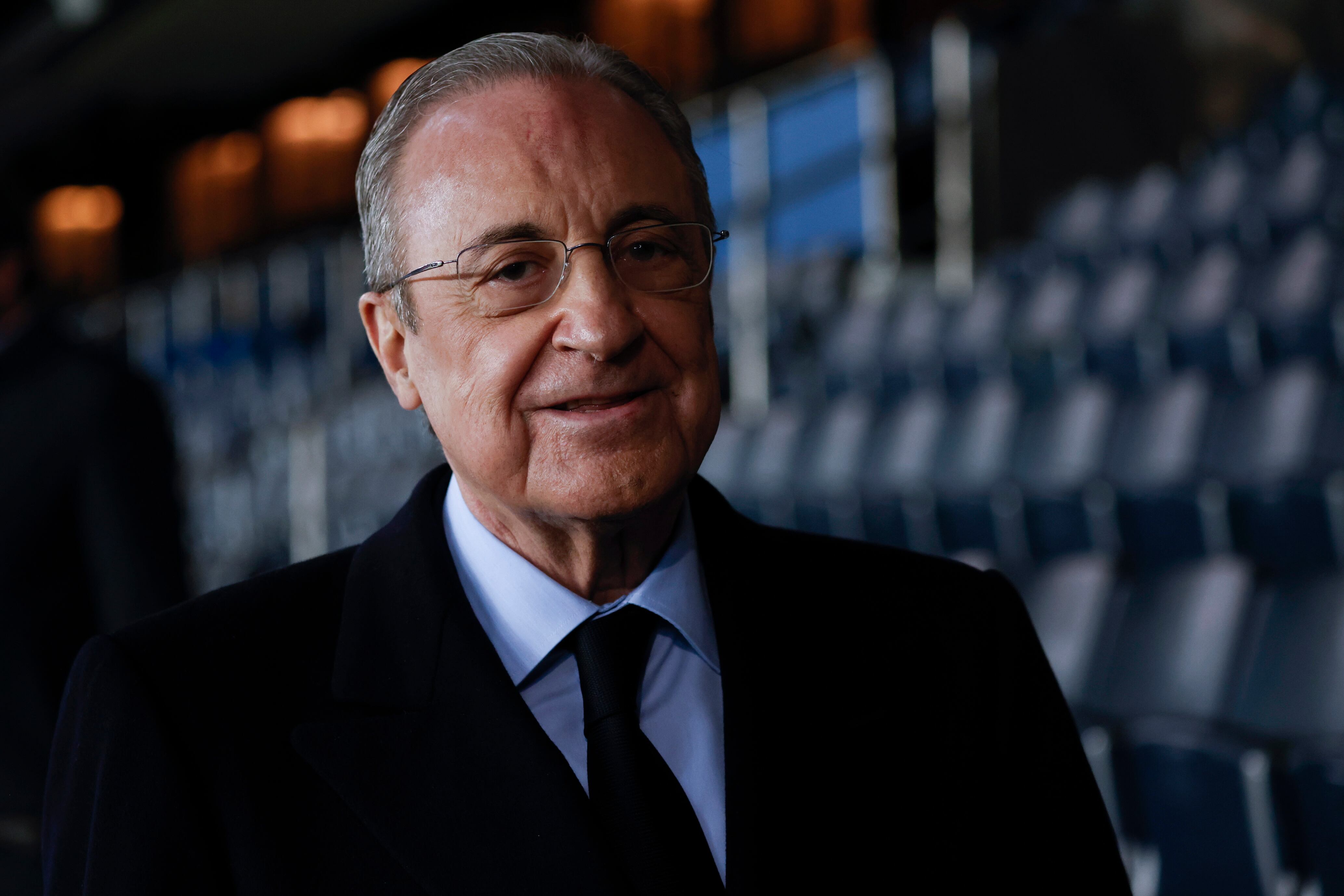 Imagen de archivo del presidente del Real Madrid, Florentino Pérez. EFE/EPA/YOAN VALAT