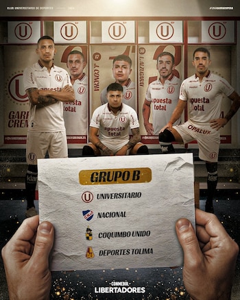 Universitario integra el Grupo B