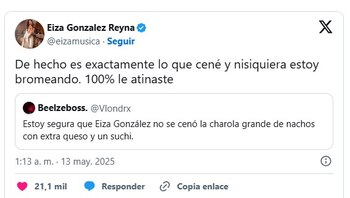 El tuit de Eiza González