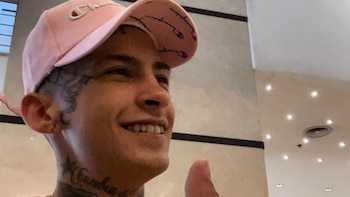 L-Gante viajaba en un avión