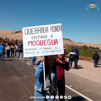 Anuncian paro indefinido en Moquegua desde mañana en contra de ley que modifica sus límites distritales