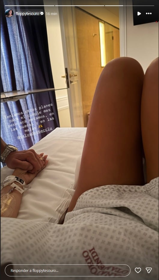 Así anunció que estaba internada debido a una neuralgia del trigémino (Instagram)