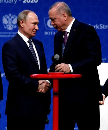Recep Tayyip Erdogan y Vladimir