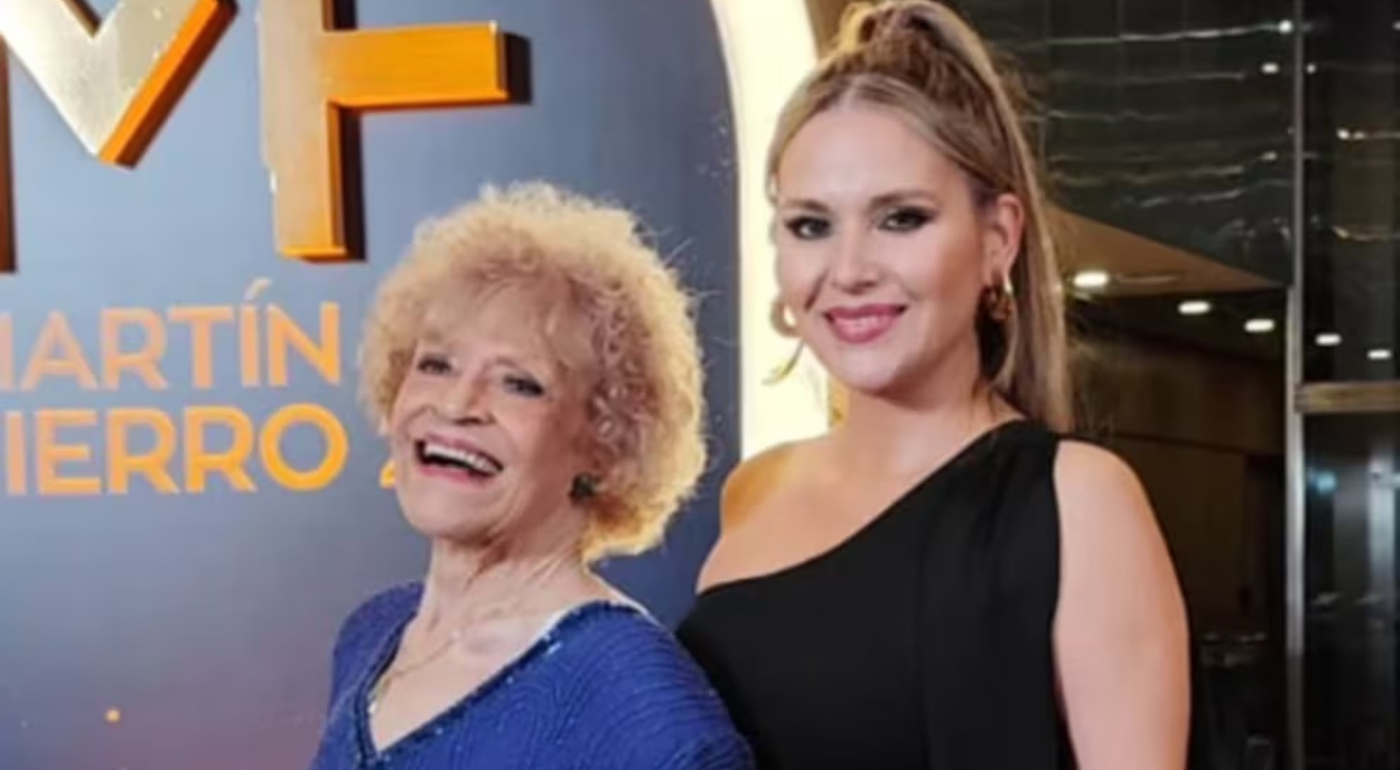 María Fugazot junto a su nuera, Belén Giménez (Intrusos, América TV)