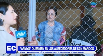 BTS en Perú: padres alertan que adolescentes permanecen encerradas en rejas antes del concierto. Captura: ATV Noticias