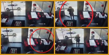 El ladrón robó a plena