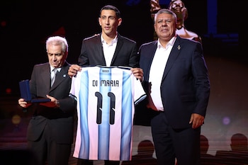Ángel Di María y Claudio