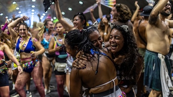 En esta fiesta callejera, el