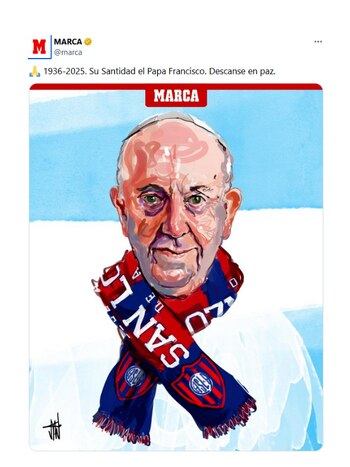 La caricatura de Marca tras