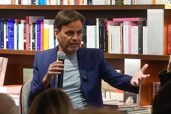 15/10/2026 El eurodiputado de los Comuns Jaume Asens presenta su libro 'Gaza després d'Auschwitz', a 15 de octubre de 2026, en Barcelona, Catalunya (España). El ensayo combina el análisis geopolítico con la memoria personal de Asens. Se enfoca en la situación de la Franja de Gaza, los derechos humanos, el papel de la desobediencia civil y las epopeyas de las flotillas de solidaridad internacional organizadas para romper el bloqueo.
POLITICA
Kike Rincón - Europa Press