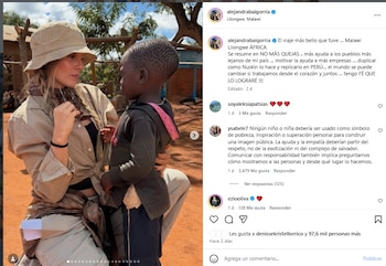Alejandra Baigorria y su labor social en África.
