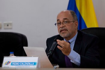 En la imagen, el presidente