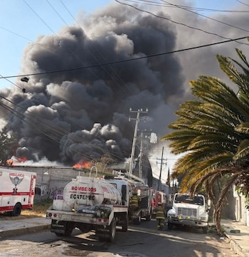 El colapso parcial del techo