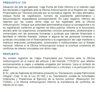 Preguntas y respuestas - Informe gestión Manuel Adorni