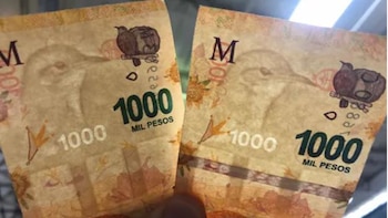 El billete de 1000 sin