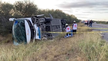 Accidente en la carretera Victoria-Matamoros: