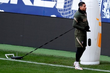 El centrocampista mexicano del Atlético