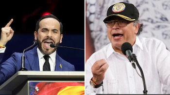 Sigue el rifirrafe entre Abelardo de la Espriella y Gustavo Petro por los resultados electorales del 31 de mayo - crédito Luisa Gonzalez/REUTERS - Sergio Reyes/AP