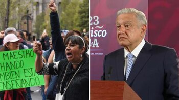 Docentes del Edomex se manifiestan