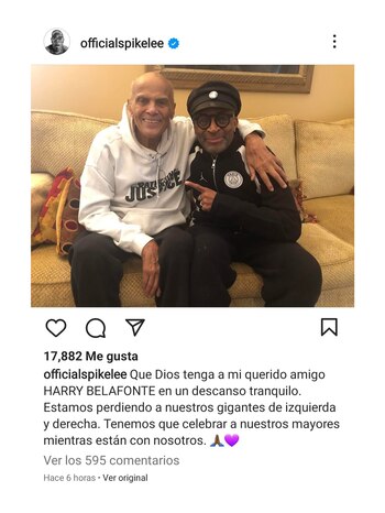 El posteo que realizó Spike