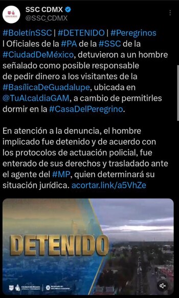 Basílica de Guadalupe, CDMX, extorsiones, peregrinos