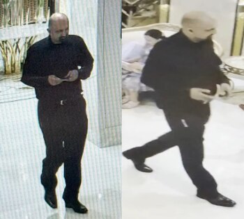 Las imágenes de videovigilancia captaron