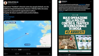 El ministerio del Interior de Italia, en cabeza del jefe de cartera, Matteo Piantedosi, anunciaron este resultado el martes 1 de abril de 2025 - crédito @poliziadistato/X y @Viminale/X