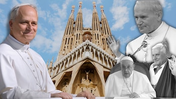 Juan Pablo II fue el primero en verla, Benedicto XVI abrió el culto y Francisco bautizó su segunda torre: las visitas de los papas a la Sagrada Familia antes de León XIV
