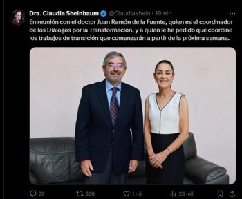 Sheinbaum se reunió con Juan
