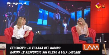 Captura del cruce entre Karina