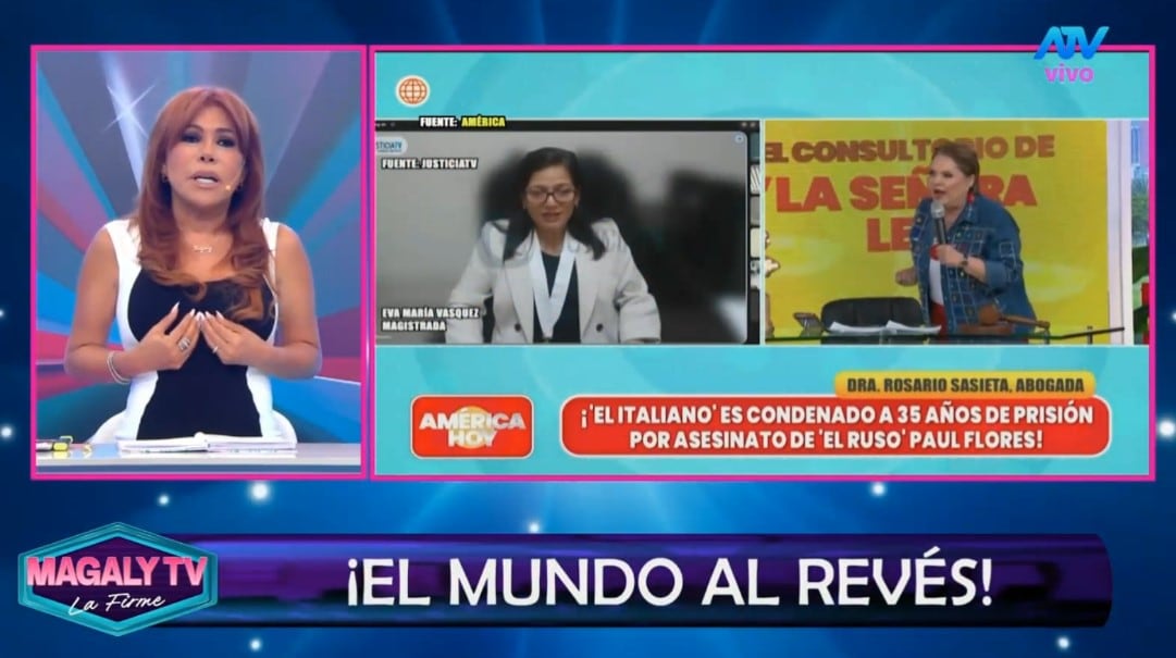 Magaly Medina critica la justicia peruana por reparación civil tras muerte de Paul Flores: “Se necesitan reformas del sistema judicial”. Captura: Magaly TV La Firme.