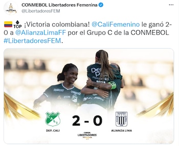 Redes sociales Libertadores Femenina
