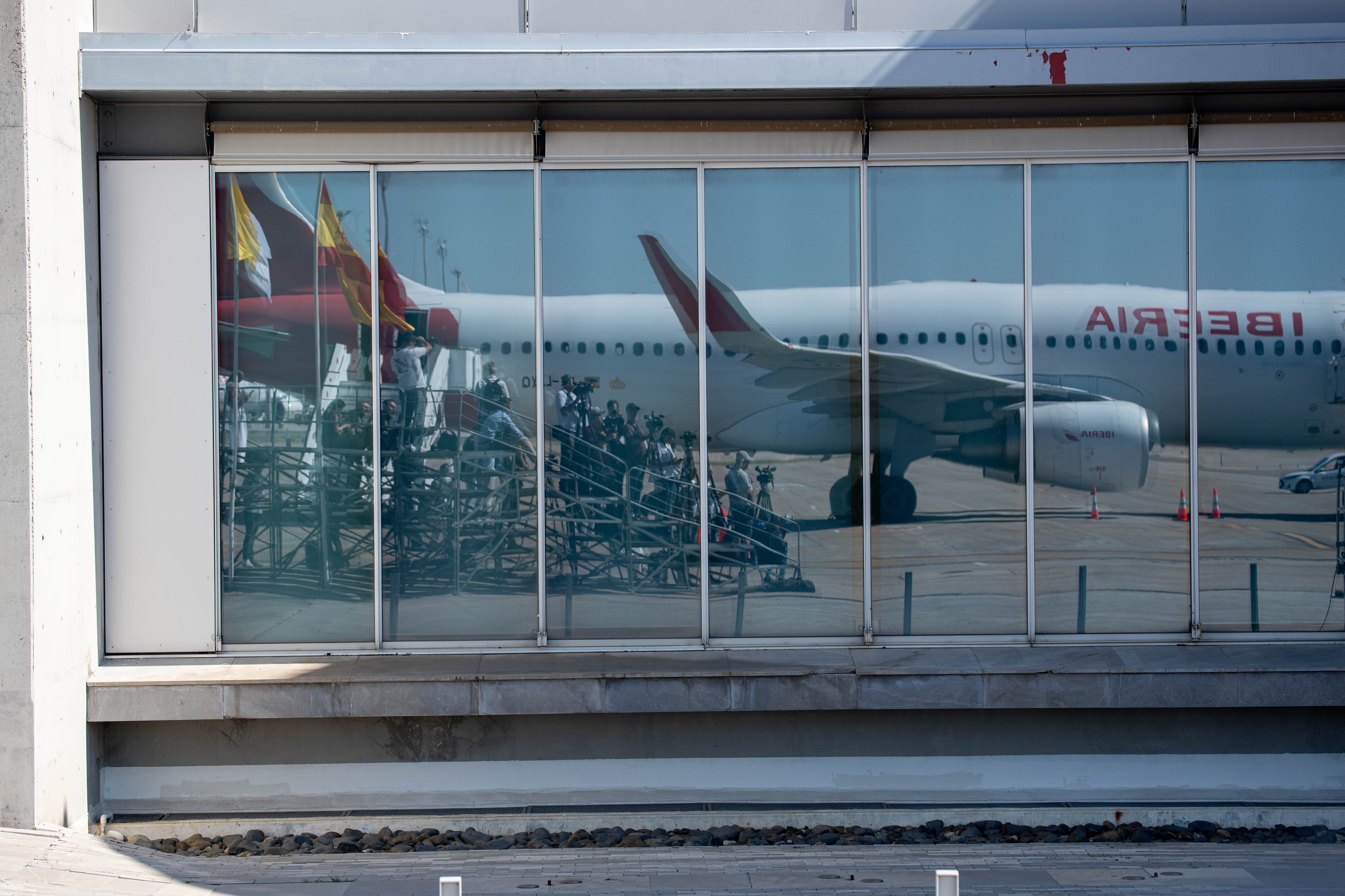 Un avión de Iberia en el aeropuerto internacional Adolfo Suárez Madrid-Barajas, a 9 de junio de 2026. (Gabriel Luengas / Europa Press)