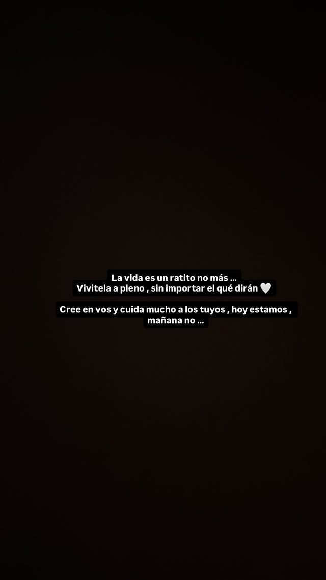 Flor Vigna compartió un profundo mensaje en Instagram, recordando la brevedad de la vida y la importancia de disfrutarla y cuidar a los seres queridos, tras la despedida de Oliver Tree.