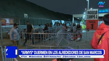 BTS en Lima: ARMY pasa la noche en carpas y bolsas de dormir en los exteriores de San Marcos