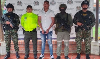 El criminal es señalado de estar detrás de brutales ataques contra la población civil y los uniformados - crédito Policía Nacional